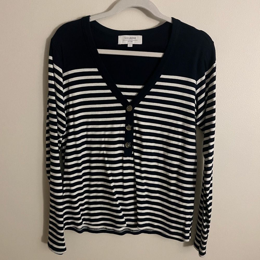 La Ligne V-Neck Top